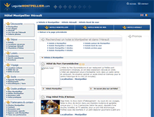 Tablet Screenshot of hotels.leguidemontpellier.com
